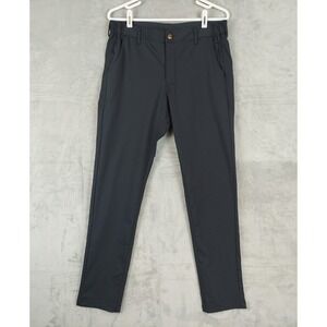 Barbell Apparel Men's 32x29.5 Anything Pant Charcoal Gray Performance Slim Fit